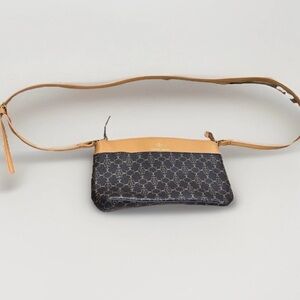Nanette Lepore Black and Tan Crossbody Bag